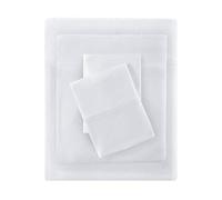 Diseño Inteligente id20 - 687 Mezcla de algodón de Punto Juego de sábanas Doble Blanco, Doble