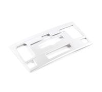 Diseño Interior Coche Embellecedor Adhesivo Para Panel De Control De CD Y Audio, Estilo Carbono, Para Benz GLK X204 2010-2012(Chrome)