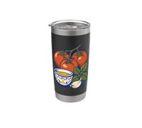 Diseño italiano de la cocina del ajo del aceite de oliva de la albahaca Vaso térmico de acero inoxidable de doble pared