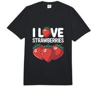 Diseño jugoso y Atrevido I Love Strawberries Comfort Colors Adult Heavyweight T-Shirt