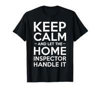 Diseño Keep Calm Home Inspector Camiseta