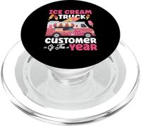 Diseño leal del camión del helado del cliente para el amante del helado PopSockets PopGrip para MagSafe