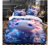 Diseño lindo de aguacate Funda de Edredón Suave Impresión 3D 3 Piezas con Fundas de Almohada Antialérgica Patrón de comida de dibujos animados Funda Edredon for niños y niñas Double（200x200cm）