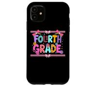 Diseño lindo de lazos florales coloridos de cuarto grado Carcasa para iPhone 11