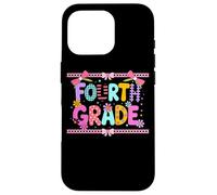 Diseño lindo de lazos florales coloridos de cuarto grado Carcasa para iPhone 16 Pro
