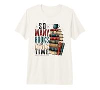 Diseño literario para Amantes de la Lectura de tantos Libros Camiseta Premium