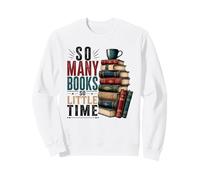 Diseño literario para Amantes de la Lectura de tantos Libros Sudadera