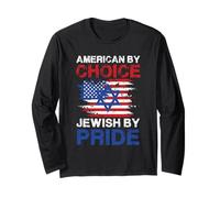 Diseño Llamativo de American by Choice Jewish by Pride Manga Larga