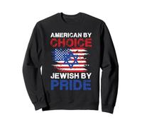 Diseño Llamativo de American by Choice Jewish by Pride Sudadera