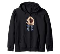 Diseño Love Me As I Am Pets Sudadera con Capucha