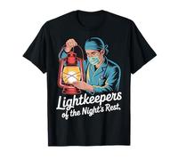 Diseño Médico Guardianes de la Luz del Descanso de la Noche Camiseta