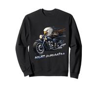 Diseño Midnight Eagle Rider Freedom Power Sudadera
