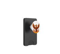 Diseño mítico de pájaro Flameado de Fiery Phoenix Rising PopSockets PopWallet para MagSafe