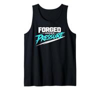 Diseño Motivacional Forjado bajo presión: mentalidad Fuerte Camiseta sin Mangas
