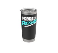 Diseño motivacional forjado bajo presión: mentalidad fuerte Vaso térmico de acero inoxidable de doble pared