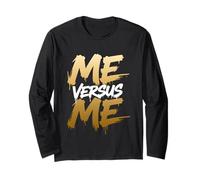 Diseño Motivacional yo Versus autodisciplina y Personal Manga Larga