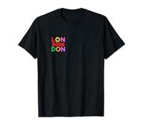 Diseño Multicolor Brillante y Vibrante de Londres 2026 Camiseta
