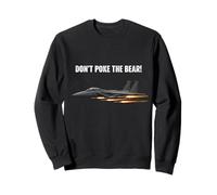 Diseño Never Poke The Bear Fighter Jet para fanáticos de Estados Unidos Sudadera