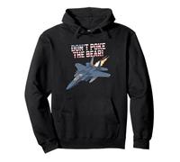 Diseño Never Poke The Bear Fighter Jet para fanáticos de Estados Unidos Sudadera con Capucha