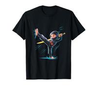Diseño Ninja Kick Action Camiseta