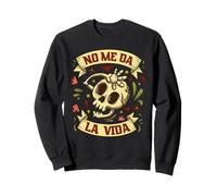Diseño No Me Da La Vida Esqueleto Humor Día de la Madre 2026 Sudadera