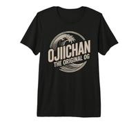Diseño Ojiichan Original OG Japanese Grandfather Wave Camiseta Premium