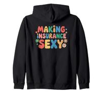 Diseño para Agente de Seguros - Estilo y Humor Sudadera con Capucha