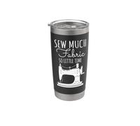Diseño para amantes de la costura para coser mucha tela y tan poco tiempo Vaso térmico de acero inoxidable de doble pared
