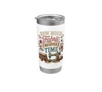 Diseño para amantes de la costura para coser mucha tela y tan poco tiempo Vaso térmico de acero inoxidable de doble pared