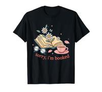 Diseño para Amantes de los Libros de café con Texto en inglés Sorry I'm Book Camiseta
