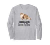 Diseño para dueños de Gatos Siberian Cats Extreme Fluff Zone Manga Larga