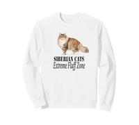 Diseño para dueños de Gatos Siberian Cats Extreme Fluff Zone Sudadera