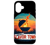 diseño para el alcalde de Flavor Town Carcasa para iPhone 16