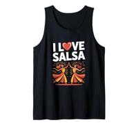 Diseño para entusiastas de la danza de salsa I Love Camiseta sin Mangas