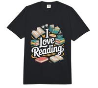 Diseño para entusiastas de los Libros I Love Reading Comfort Colors Adult Heavyweight T-Shirt