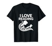 Diseño para entusiastas de los Ratones de Biblioteca I Love Reading Camiseta