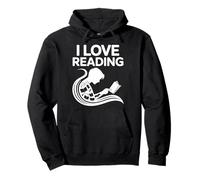 Diseño para entusiastas de los Ratones de Biblioteca I Love Reading Sudadera con Capucha