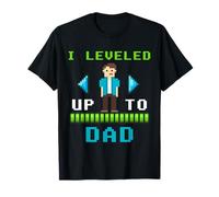 Diseño para Subir de Nivel con el diseño de «I Leved Up To Dad» para Jugadores Retro Camiseta