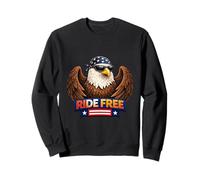 Diseño Patriotic Eagle Biker Freedom American Spirit Sudadera