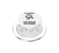 Diseño patriótico I'm Sorry I Can't Hear You Over My Freedom PopSockets PopGrip para MagSafe
