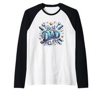 Diseño Personalizado Best Dad Ever Camiseta Manga Raglan