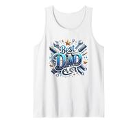 Diseño Personalizado Best Dad Ever Camiseta sin Mangas