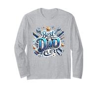Diseño Personalizado Best Dad Ever Manga Larga