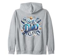 Diseño Personalizado Best Dad Ever Sudadera con Capucha