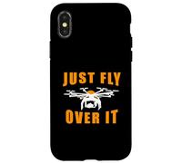 Diseño piloto Drone Fly Over It Carcasa para iPhone X/XS