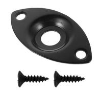 Diseño Placa de Metal de Creativo Conector Negra de Guitarra, Eléctrica | Guitarra Eléctrica, Instalación Sencilla, Protección Práctica, Pieza de Socket Incluida, Forma Única