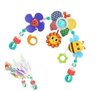 【Diseño plegable】 El diseño portátil y plegable de Stroller Arch Toy Increases The Fun of Playing, y puede ser fácilmente almacenado cuando no esté en el uso, ayudando a los niños a desarrollar un