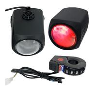 Diseño portátil 12V-80V con Scooters detallados, vehículos todoterreno. Fácil instalación en todas las condiciones meteorológicas. Incluye 2 potentes funciones de conducción mejoradas reproducción de