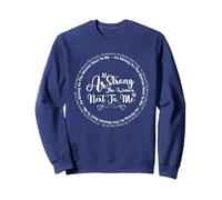 Diseño Positivo Circular Tan Fuerte como Las Mujeres a mi Lado Sudadera