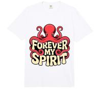 Diseño Pulpo Espíritu Animal - Ilustración Kraken Marino Comfort Colors Adult Heavyweight T-Shirt